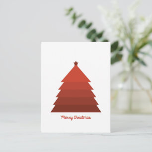 Red Christmas Tree Postcard