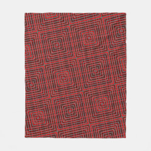 red chritmas fleece blanket