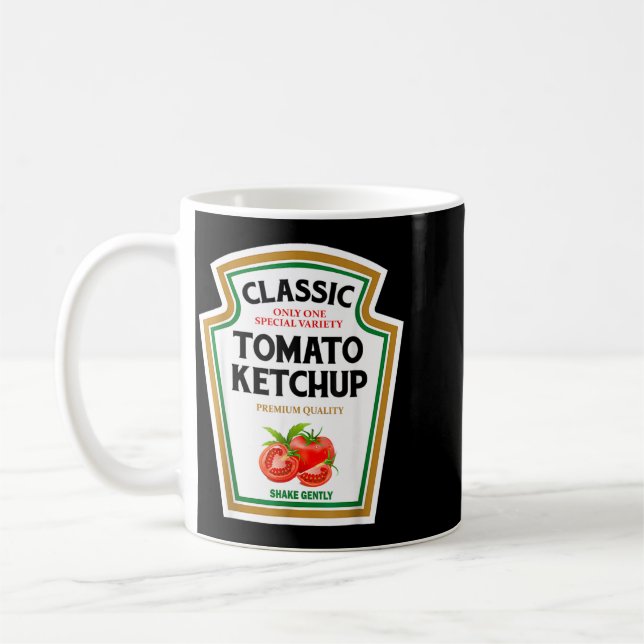 Red Chup Diy Halloween Costume Matching Group Coffee Mug (Left)