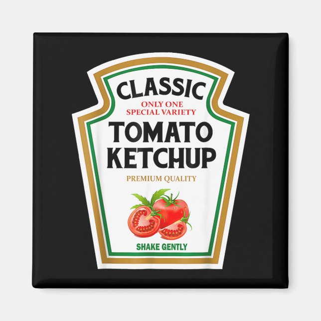 Red Chup Diy Halloween Costume Matching Group Magnet (Front)