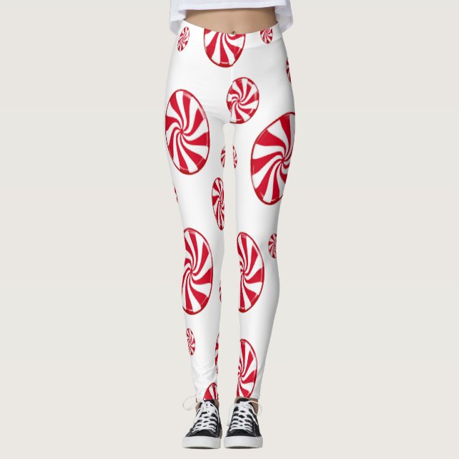 Red circle  leggings (Front)