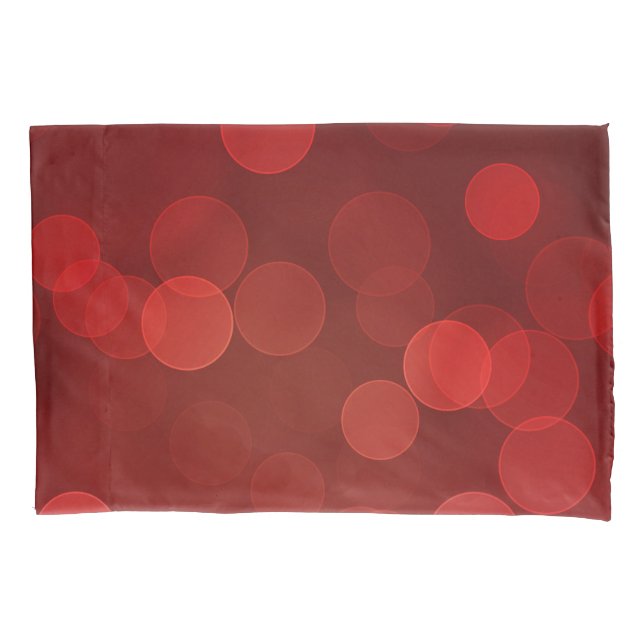 Red circle Pillowcase  (Front)