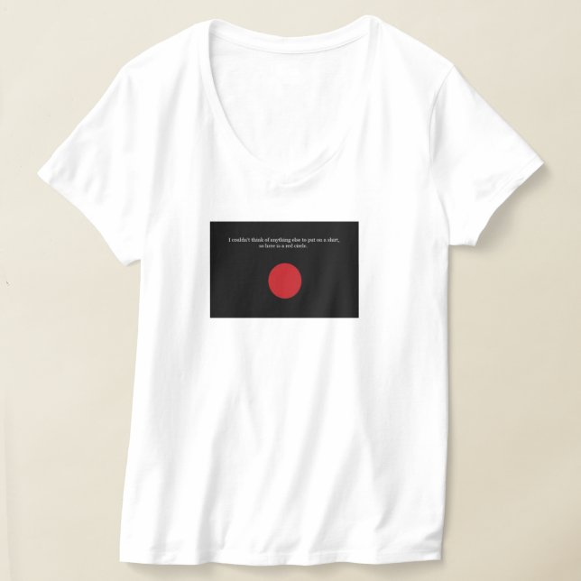 Red Circle T-Shirt (Laydown)