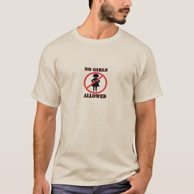 Red circle with a diagonal line through it T-Shirt (Front)
