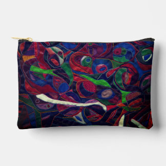 Red circles accessory pouch