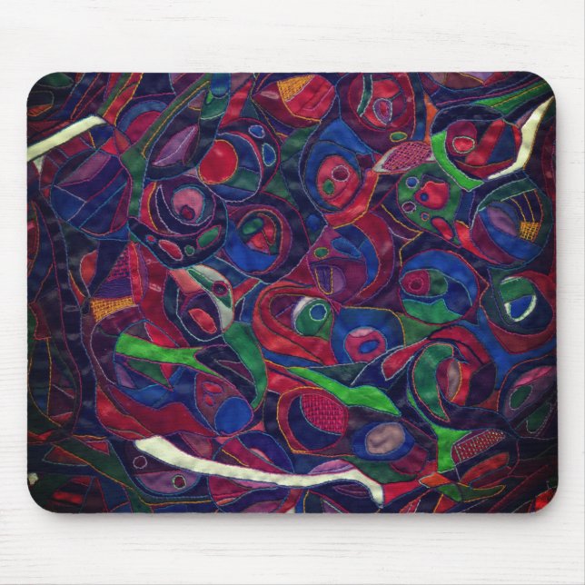 Red circles mouse pad (Front)