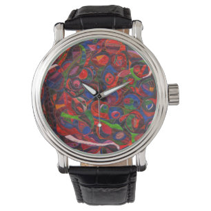 Red circles watch
