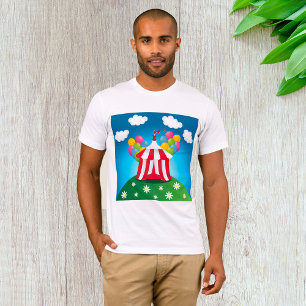 Red Circus Tent Mens T-Shirt