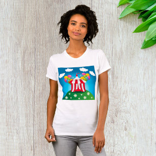 Red Circus Tent Womens T-Shirt
