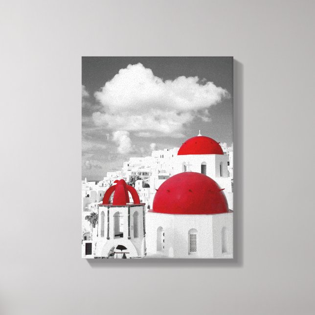 Red City Canvas Print (Front)