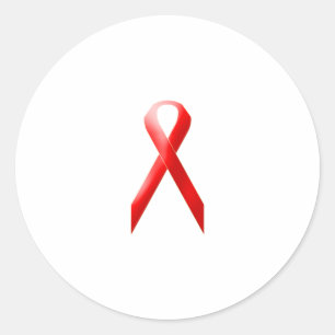 Red Classic Round Sticker