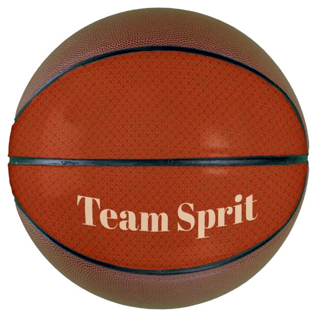 Red Clay Exquisit Pattern Basketball (Front)