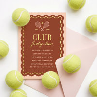Red Clay Tennis Club Adult Birthday Party 