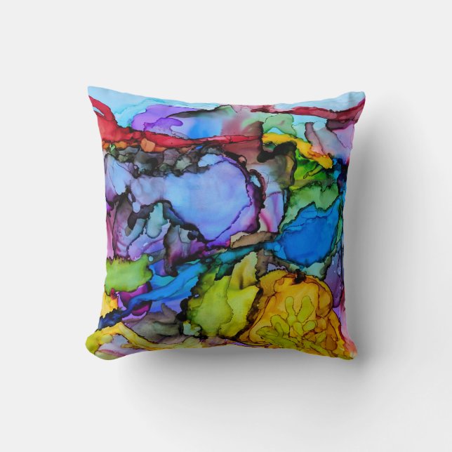 Red Cliffs at Sunset Cushion (Front)