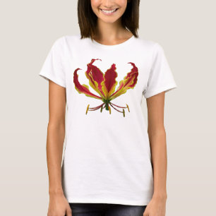 Red climbing Fire lily T-Shirt