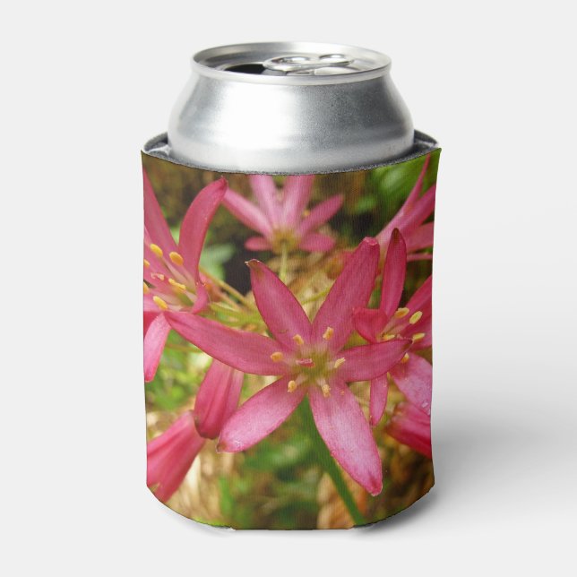 Red Clintonia Flowers at Redwoods Can Cooler (Can Front)