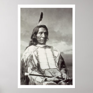 Red Cloud Chief (1822-1909) 1880 (b/w photo) Poster