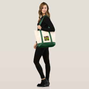 Red Clover Flowers Tote Bag