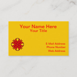 Red Clover Ribbon by Kenneth Yoncich Business Card