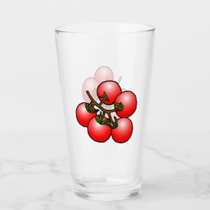 Red Cocktail Tomatoes Glass