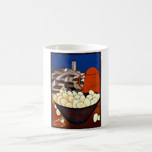 RED COFFEE POT MUG