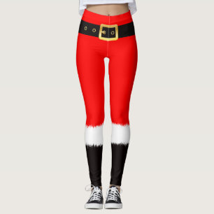 Red Color Christmas costumes for girls Leggings