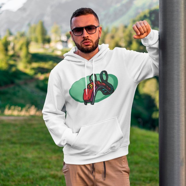 Red Colorful Roller Coaster Ride Hoodie (Creator Uploaded)