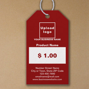 Red Colour Business Product Price Tag