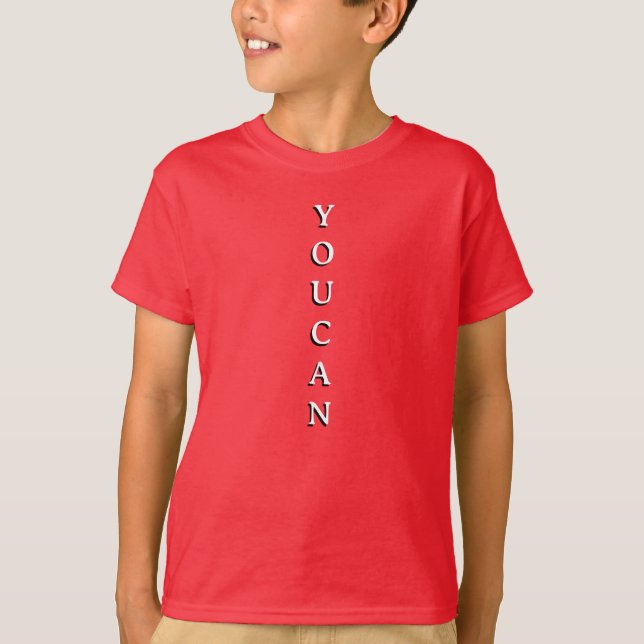 red colour t-shirt for kids boys casual wear (Front)