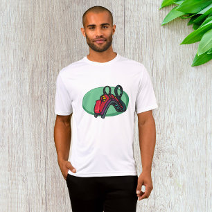 Red Colourful Roller Coaster Ride T-Shirt