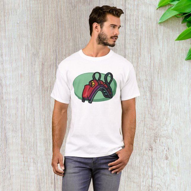 Red Colourful Roller Coaster Ride T-Shirt (Creator Uploaded)