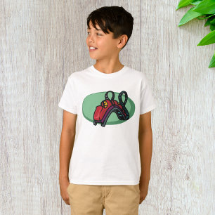 Red Colourful Roller Coaster Ride T-Shirt