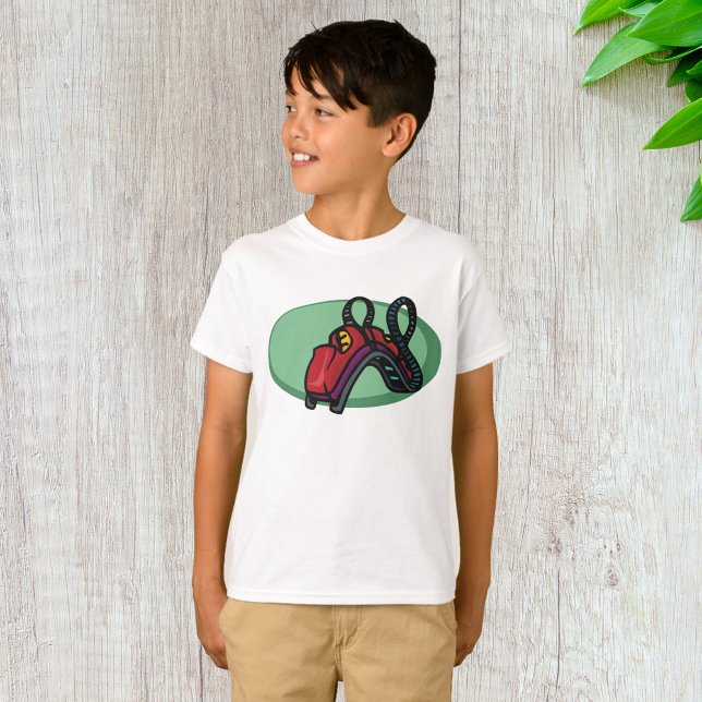 Red Colourful Roller Coaster Ride T-Shirt (Creator Uploaded)