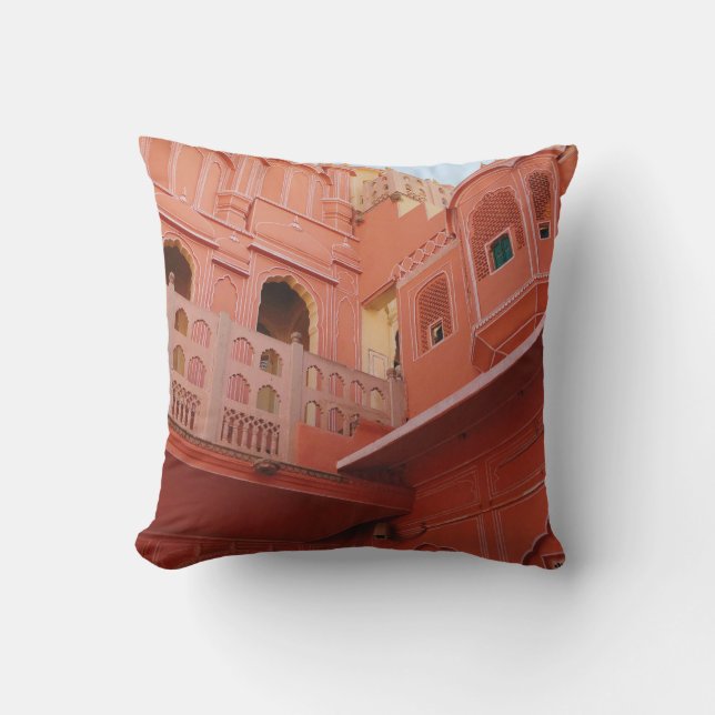 RED CONCRETE BUILDING CUSHION (Front)