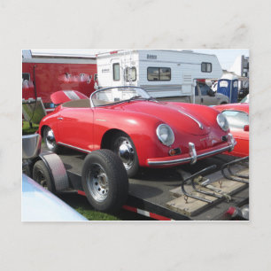 Red Convertible Postcard