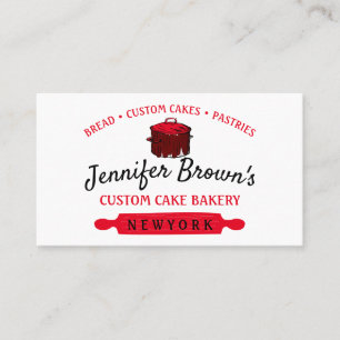 Red Cook pot Food Catering Business Card