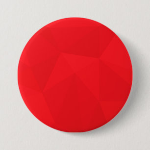 Red, cool, unique, trendy, urban geometric design 7.5 cm round badge