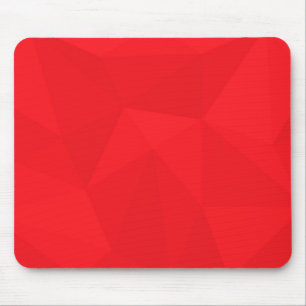 Red, cool, unique, trendy, urban geometric design mouse pad