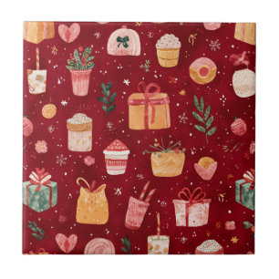 Red Coquette - Cozy Christmas Treats and Gifts Tile