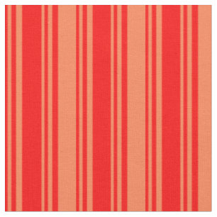 Red & Coral Pattern Fabric