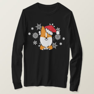Red Corgi Santa Shirt