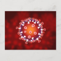 Red Corona Virus Covid Biology