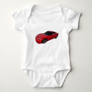 Red Corvette Baby Bodysuit