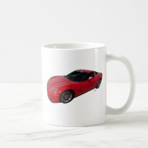 Red Corvette Coffee Mug