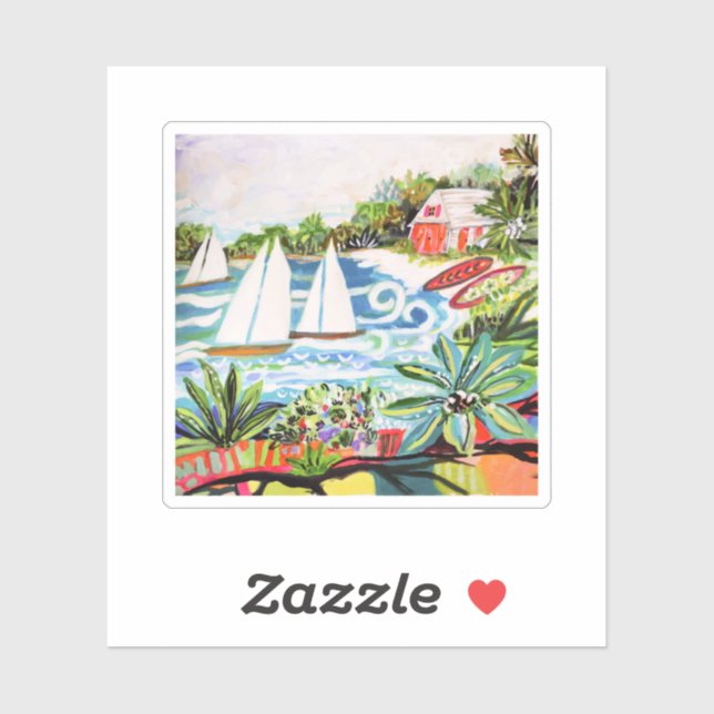 Red Cottage by the Bay II (Sheet)