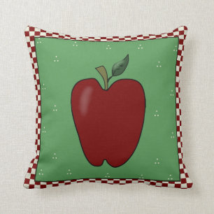 Red Country Apple Pillow