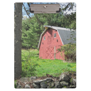 Red Country Barn Clipboard