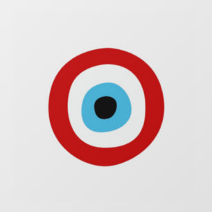 Red Courage Evil Eye Patch 