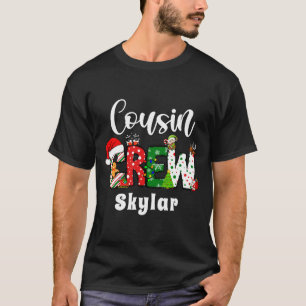 Red Cousin Crew Christmas Retro  T-Shirt