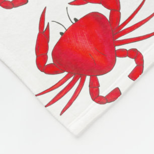 Red Crab Crabs Baltimore Maryland Beach Blanket